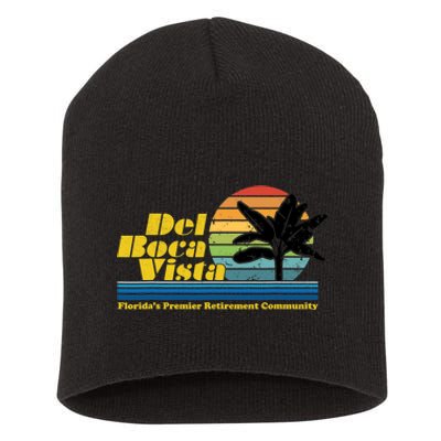 Del Boca Vista Retirement Community Funny Novelty Design Short Acrylic Beanie