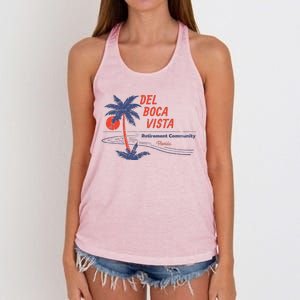 Del Boca Vista Women's Knotted Racerback Tank