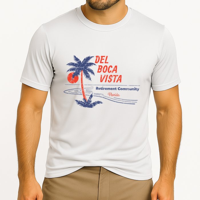 Del Boca Vista Cooling Performance Crew T-Shirt