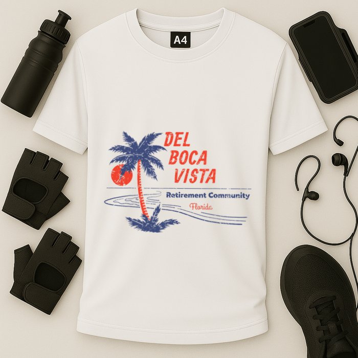 Del Boca Vista Cooling Performance Crew T-Shirt