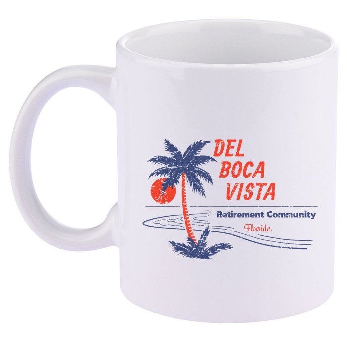 Del Boca Vista 11oz C Handle Ceramic Mug