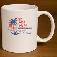 Del Boca Vista 11oz C Handle Ceramic Mug