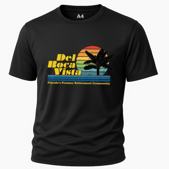 Del Boca Vista Retiret Community Funny Novelty Design Cooling Performance Crew T-Shirt