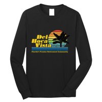 Del Boca Vista Retiret Community Funny Novelty Design Long Sleeve Shirt
