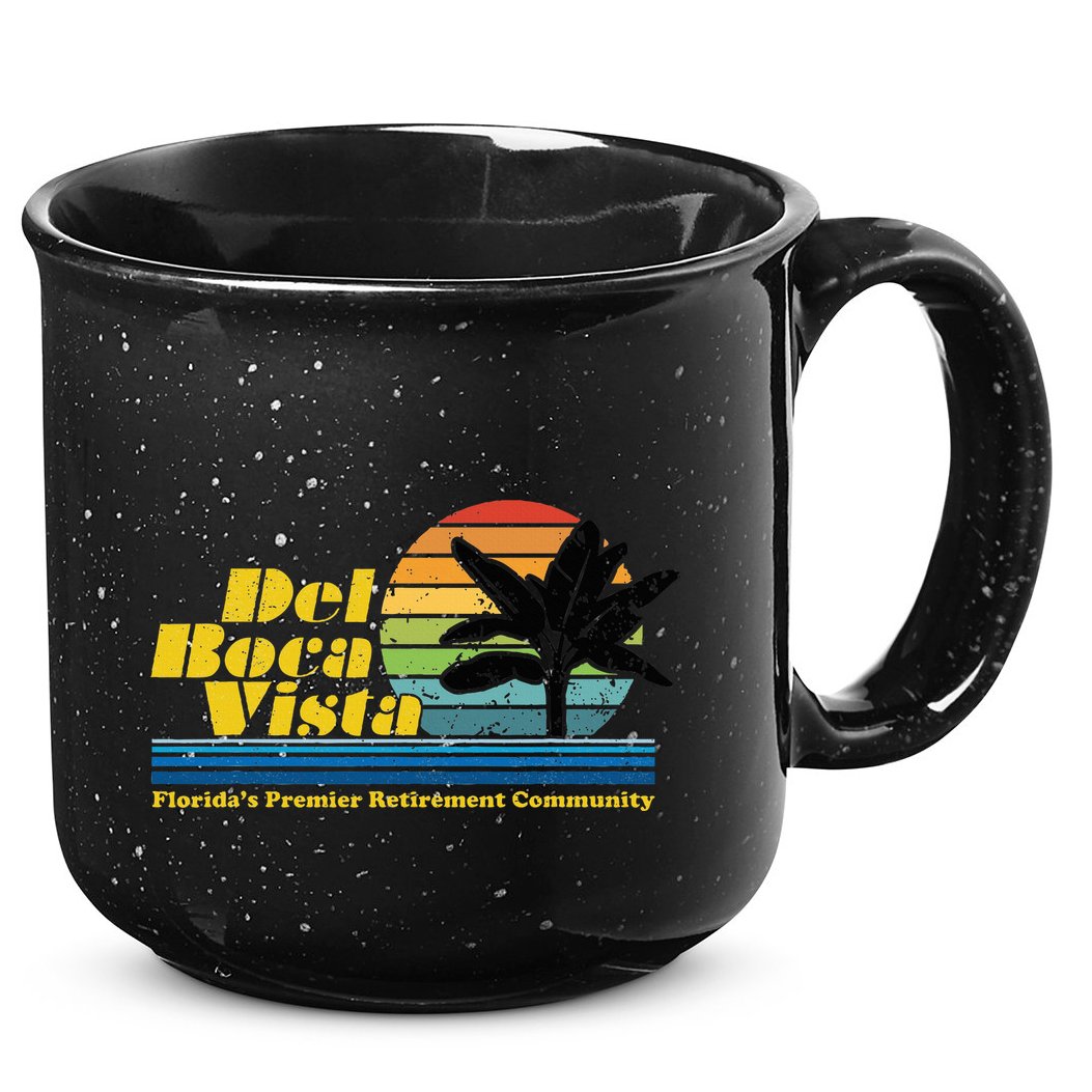 Del Boca Vista Retiret Community Funny Novelty Design 15oz Campfire Ceramic Mug
