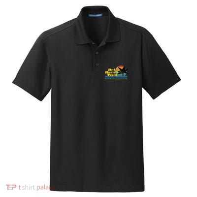 Del Boca Vista Retiret Community Funny Novelty Design Dry Zone Grid Polo