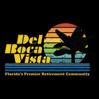 Del Boca Vista Retiret Community Funny Novelty Design Wool Snapback Cap