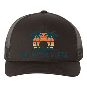 Del Boca Vista Retirement Community Funny Sunset Graphic Yupoong Adult 5-Panel Trucker Hat