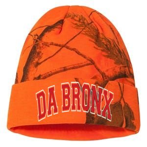 Da Bronx Varsity Style Red Text Gift Kati Licensed 12" Camo Beanie