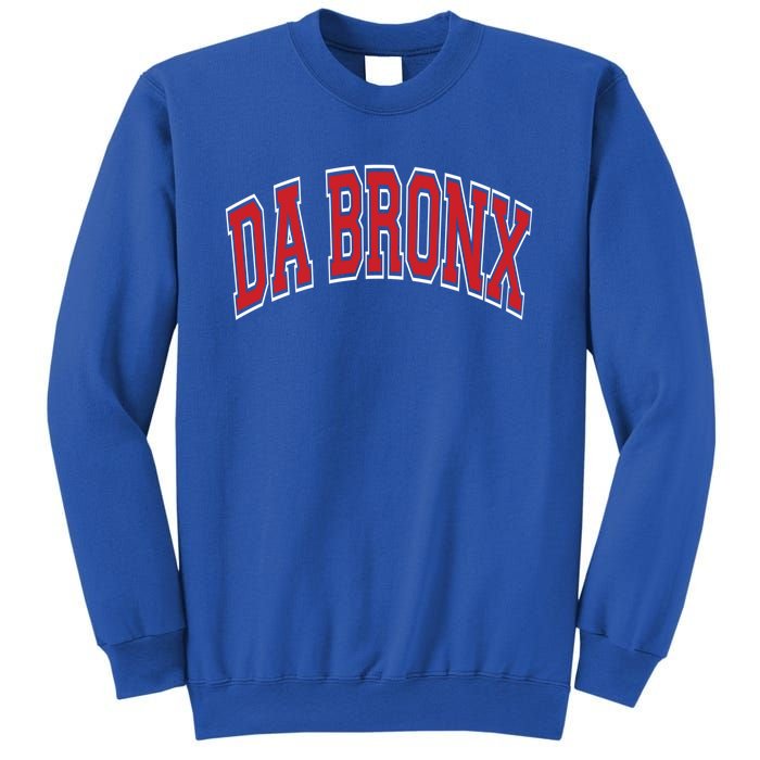 Da Bronx Varsity Style Red Text Gift Sweatshirt