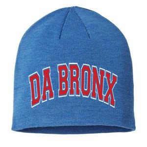 Da Bronx Varsity Style Red Text Gift Sustainable Beanie