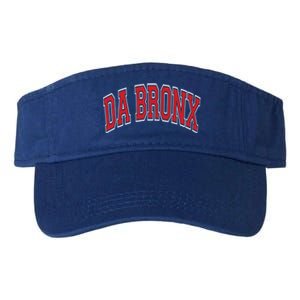 Da Bronx Varsity Style Red Text Gift Valucap Bio-Washed Visor