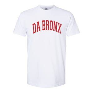 Da Bronx Varsity Style Red Text Gift Softstyle CVC T-Shirt