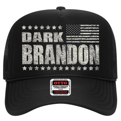Dark Brandon Vintage America Flag Design Trucker Hat