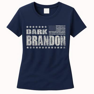 Dark Brandon Vintage America Flag Design Womens T-Shirt