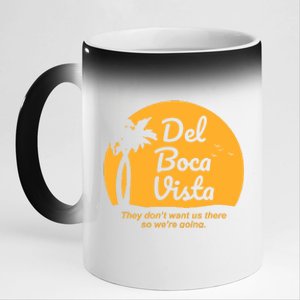 Del Boca Vista Florida We're Going 11oz Black Color Changing Mug