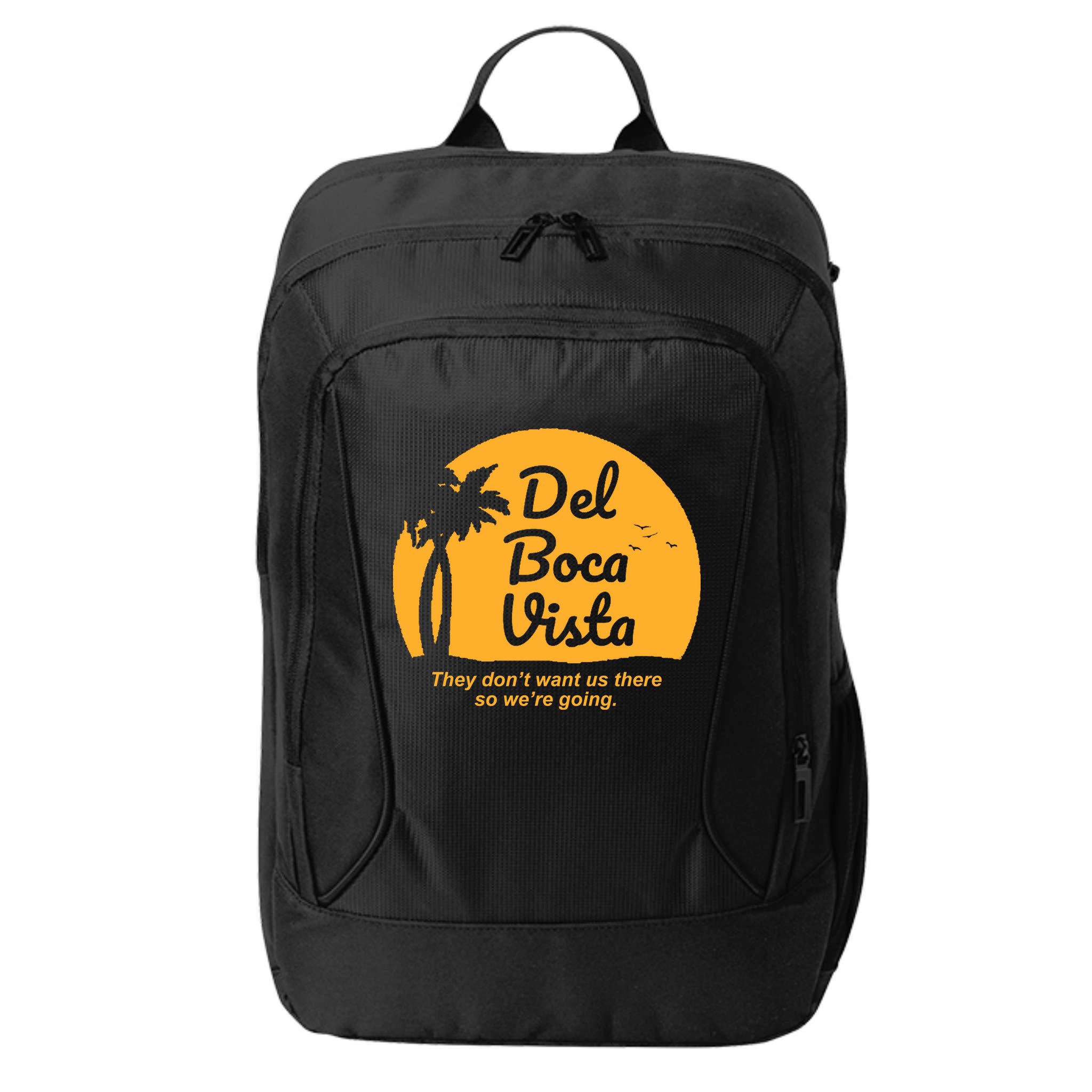 Del Boca Vista Florida We're Going City Backpack