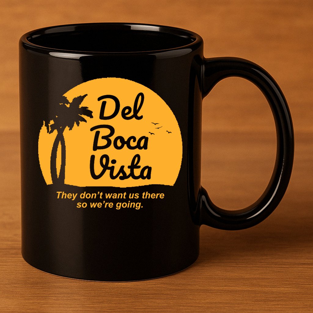 Del Boca Vista Florida We're Going 11oz C Handle Ceramic Mug