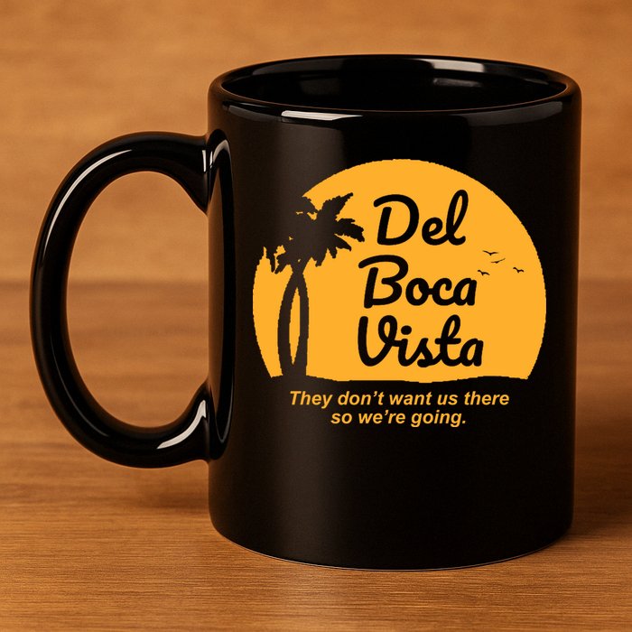 Del Boca Vista Florida We're Going 11oz C Handle Ceramic Mug