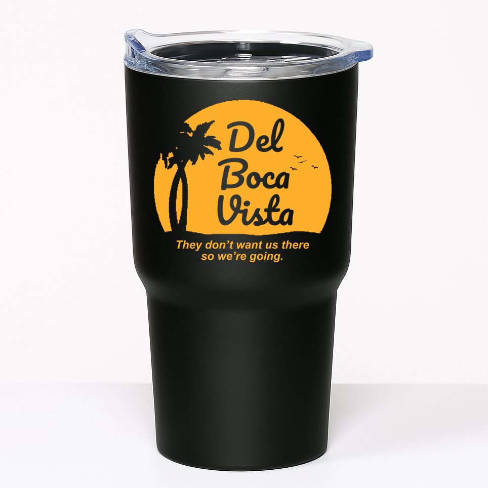 Del Boca Vista Florida We're Going Tumbler