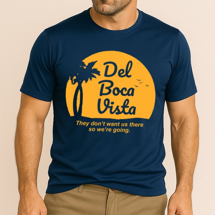 Del Boca Vista Florida We're Going Cooling Performance Crew T-Shirt