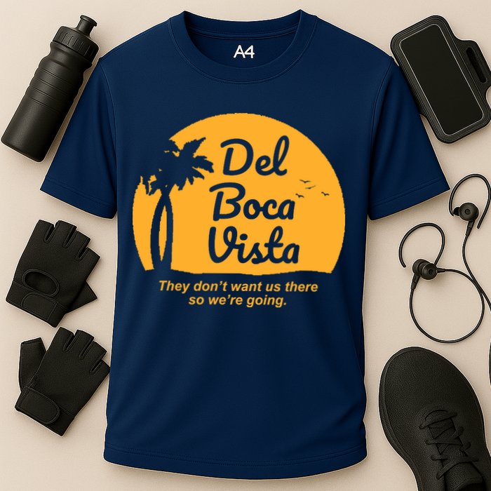 Del Boca Vista Florida We're Going Cooling Performance Crew T-Shirt