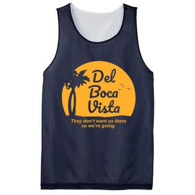 Del Boca Vista Florida We're Going Mesh Reversible Basketball Jersey Tank