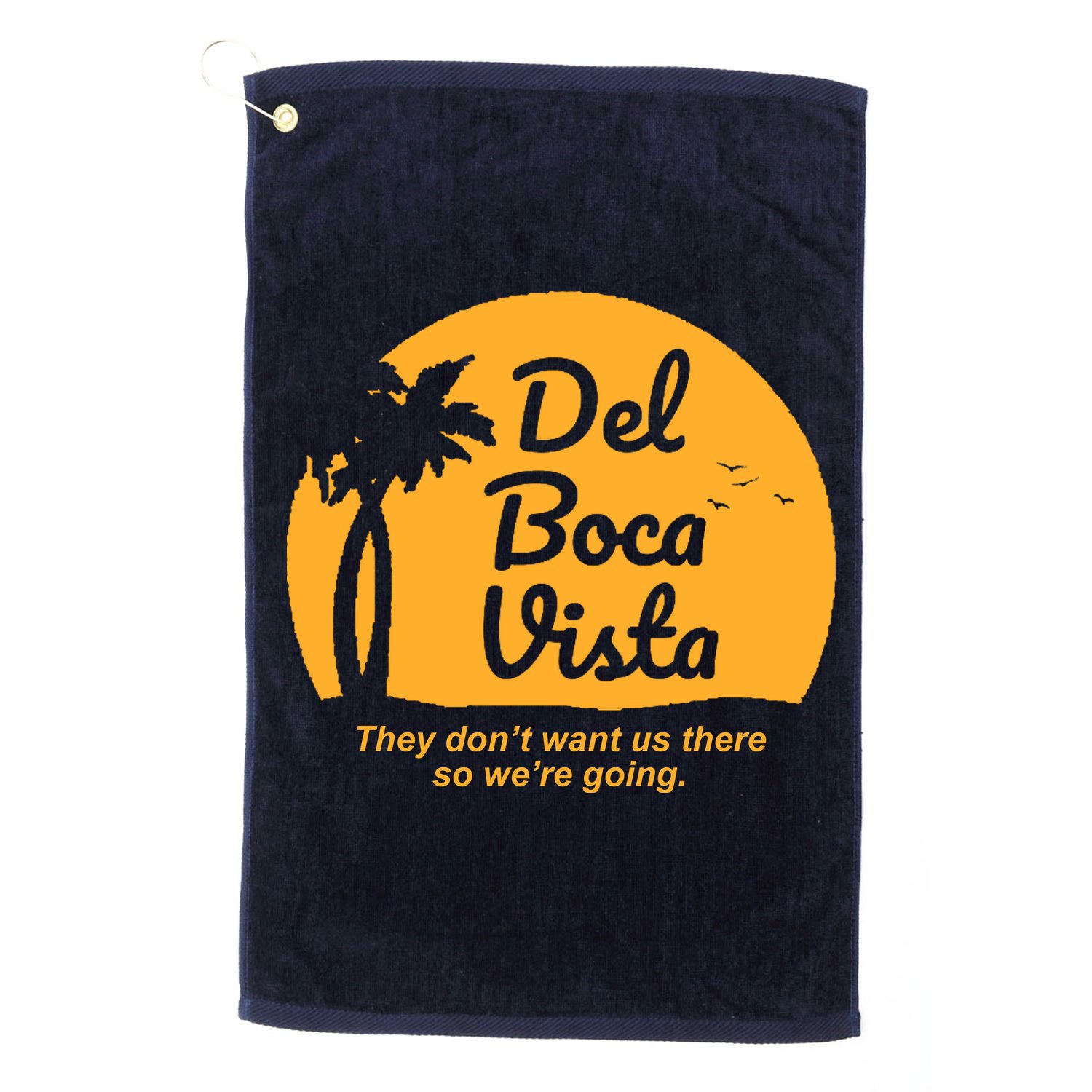 Del Boca Vista Florida We're Going Golf Towel