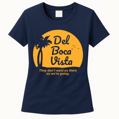 Del Boca Vista Florida We're Going Womens T-Shirt