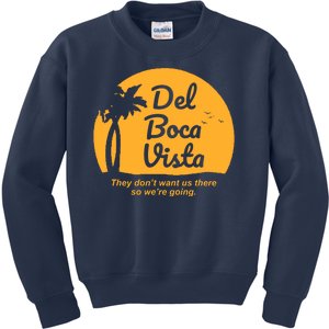 Del Boca Vista Florida We're Going Kids Sweatshirt