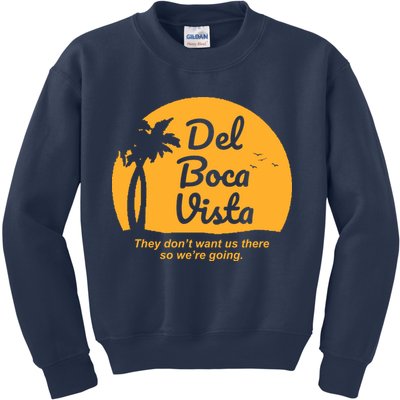 Del Boca Vista Florida We're Going Kids Sweatshirt