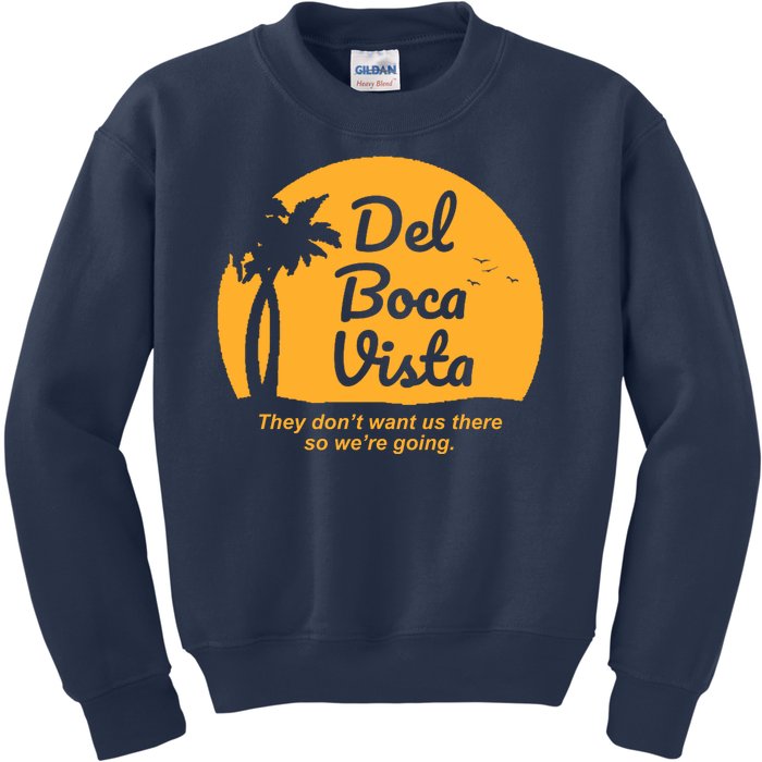 Del Boca Vista Florida We're Going Kids Sweatshirt