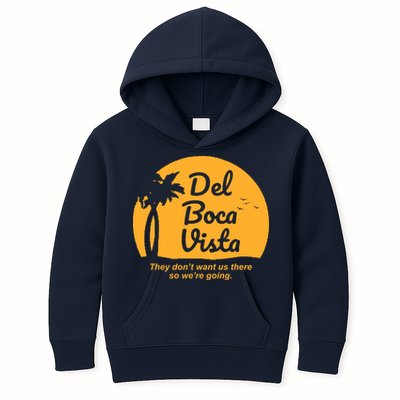 Del Boca Vista Florida We're Going Kids Hoodie