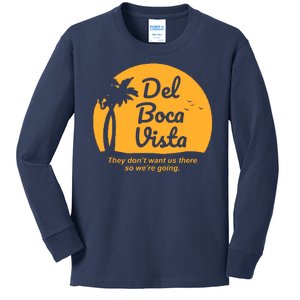 Del Boca Vista Florida We're Going Kids Long Sleeve Shirt