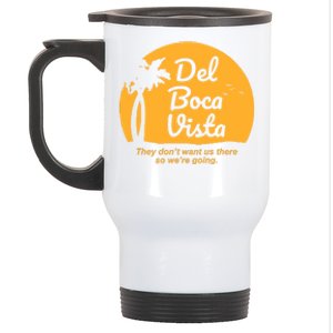 Del Boca Vista Florida We're Going Stainless Steel Travel Mug