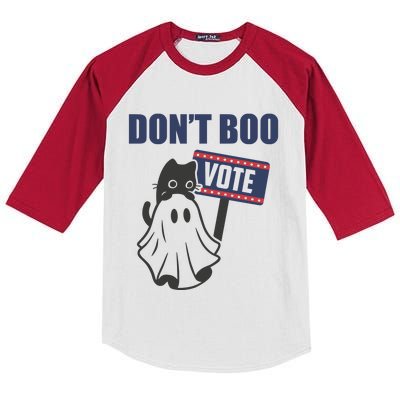 DonT Boo Vote Kids Colorblock Raglan Jersey