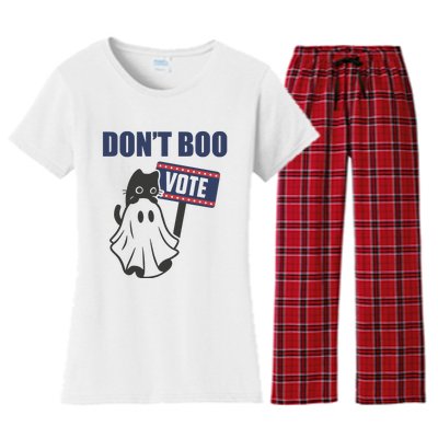 DonT Boo Vote Women's Flannel Pajama Set