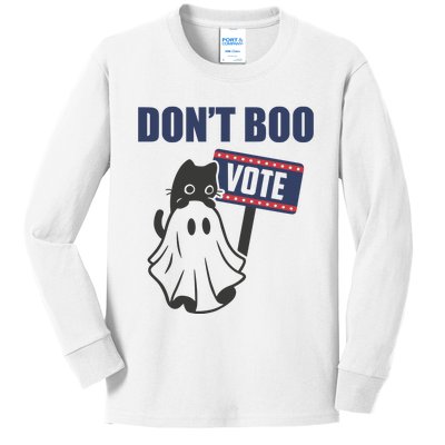 DonT Boo Vote Kids Long Sleeve Shirt