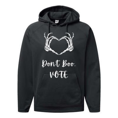 Dont Boo Vote Halloween 2024 Election Performance Fleece Hoodie