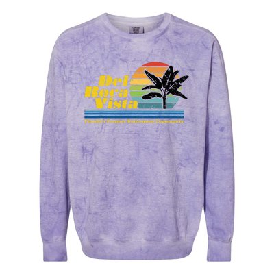 Del Boca Vista Retirement Community Colorblast Crewneck Sweatshirt