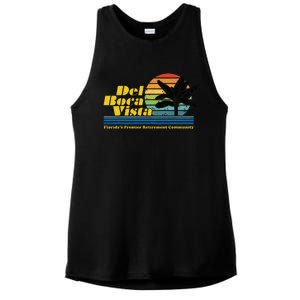 Del Boca Vista Retirement Community Ladies PosiCharge Tri-Blend Wicking Tank