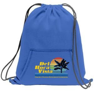 Del Boca Vista Retirement Community Sweatshirt Cinch Pack Bag