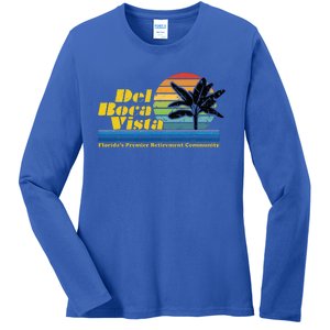 Del Boca Vista Retirement Community Ladies Long Sleeve Shirt