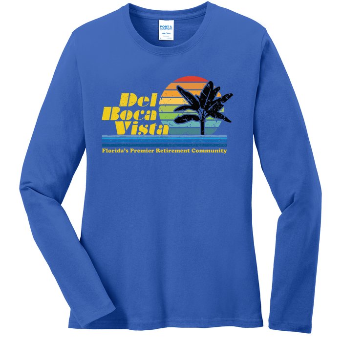 Del Boca Vista Retirement Community Ladies Long Sleeve Shirt