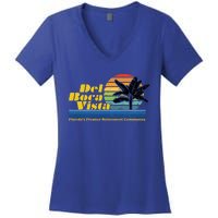 Del Boca Vista Retirement Community Women's V-Neck T-Shirt