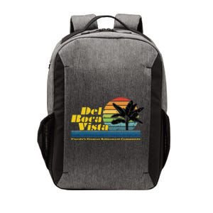 Del Boca Vista Retirement Community Vector Backpack