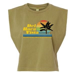 Del Boca Vista Retirement Community Garment-Dyed Women's Muscle Tee