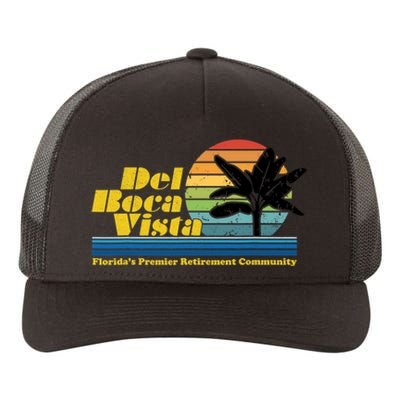 Del Boca Vista Retirement Community Funny Novelty Design Yupoong Adult 5-Panel Trucker Hat