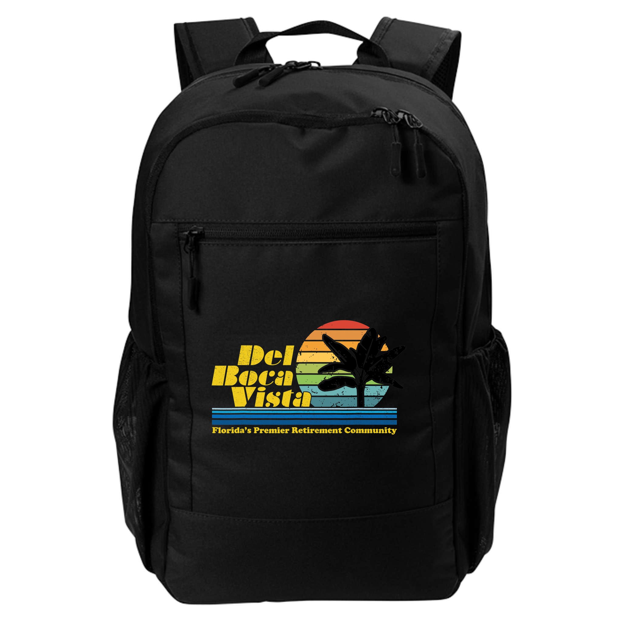 Del Boca Vista Retirement Community Funny Novelty Design Backpack