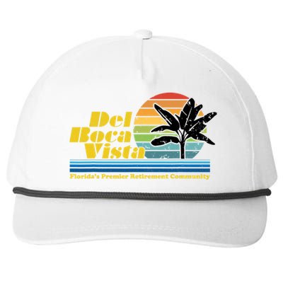 Del Boca Vista Retirement Community Funny Novelty Design Snapback Five-Panel Rope Hat